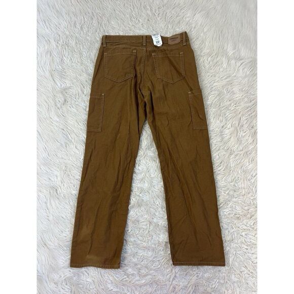 NWT Denizen Levi's Brown Vintage Utility 90's Loose Straight Jeans Women Size 8 - Picture 5 of 11